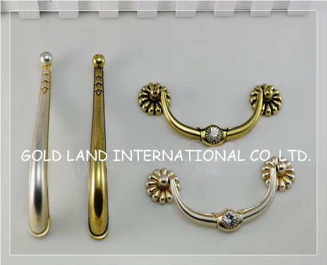 96mm l128xd30xh16mm antique silver flower zinc alloy bedroom cabinet handle/drawer handle