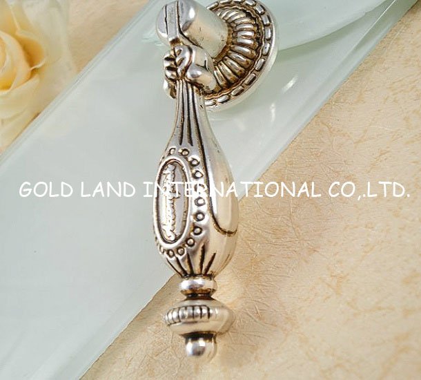 l69mmxh16mm solider antique silver zinc alloy furniture handle and knob/cabinet handle drop catch for furniture