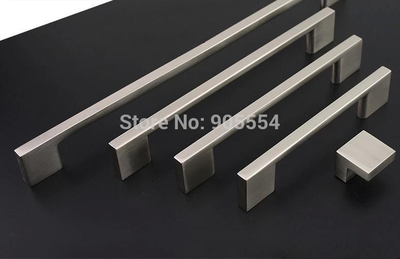 128mm w8mm l163xw8xh27mm nickel color zinc alloy furniture handle drawer kitchen handle