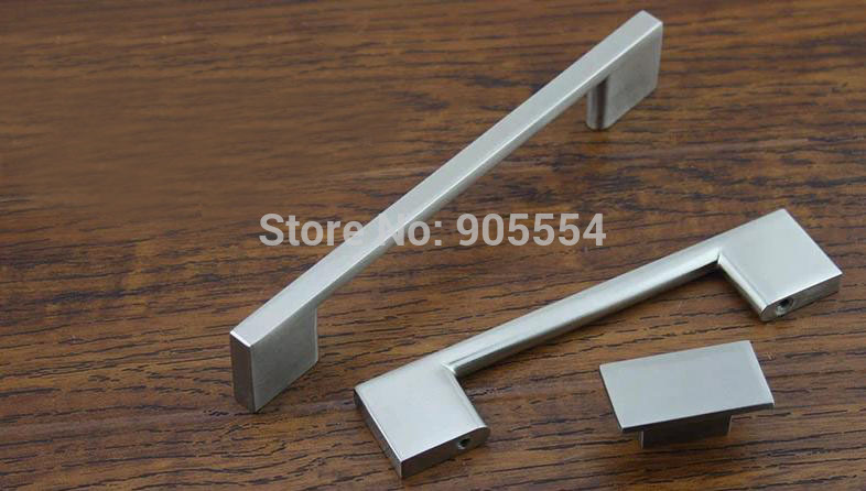128mm w9mm l190xw9xh27mm nickel color zinc alloy kitchen cabinet drawer handles