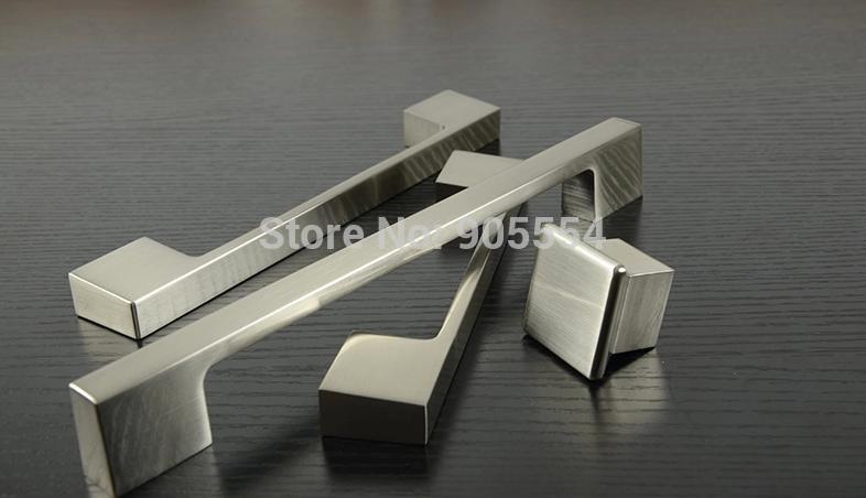 160mm w13xl190xh28mm nickel color selling zinc alloy furniture drawer handle - Click Image to Close