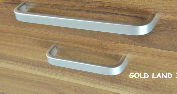 224mm nickel color aluminum alloy furniture long handle