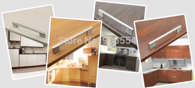 224mm w11mm l248xw11xh23mm nickel color zinc alloy cupboard door cabinets wardrobe cabinet door handle