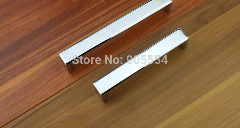 224mm w21mm l234xw21xh27mm chrome color zinc alloy kitchen door handle home furniture handle