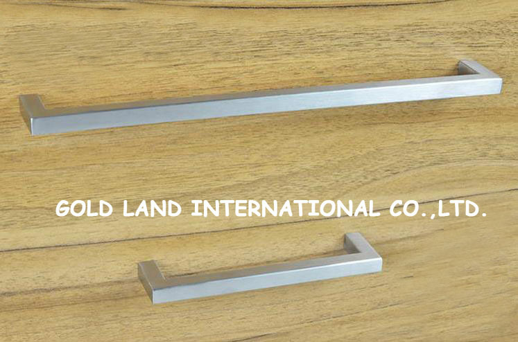 256mm d10mm nickel color stainless steel kitchen drawer dresser door cabinet handle - Click Image to Close