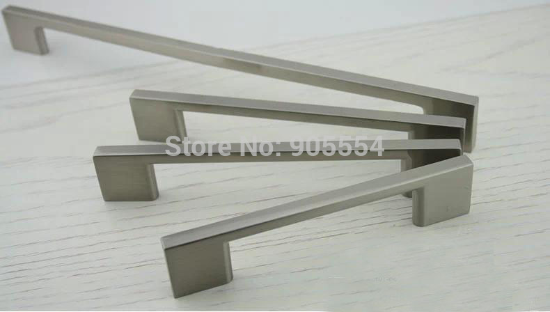 416mm w8mm l450xw8xh27mm nickel color zinc alloy kitchen long door cabinet handles