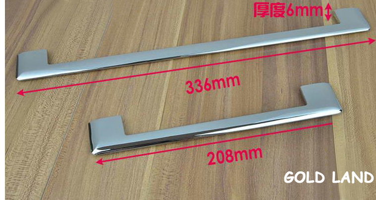 64/96mm w6xh32xl112mm chrome color zinc alloy furniture handle