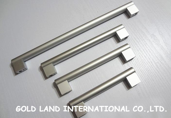 256mm d18mm l295xd18xh39.5mm nickel color aluminum alloy kitchen door handle