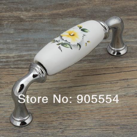 96mm ceramics drawers knobs furniture cabinet pull handles furniture hardware drawer handle