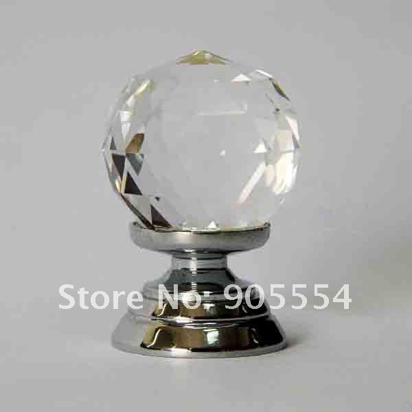 d25mmxh36mm crystal kitchen cabinet knob