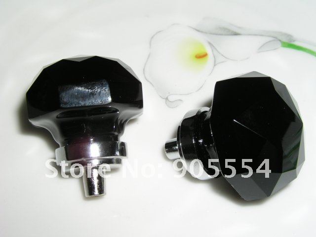 d33xh44mm crystal glass drawer pulls and knobs/furniture knob