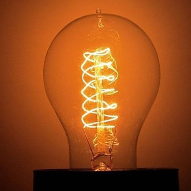 2pcs a19 e27 40w edison vintage bulb lamp filament retro light industrial incandescent light 110/220v