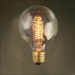 2pcs g125 40w e27 edison light bulb lamp , vintage bulb filament retro lamp incandescent light