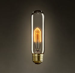 2pcs t10 40w e27 retro industry incandescent bulb tube edison style, edison bulb vintage light lamp
