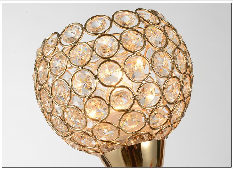 modern luxury crystal wall sconce lamp bed room lighting wall lamp modern crystal lamp k9 first level self switch