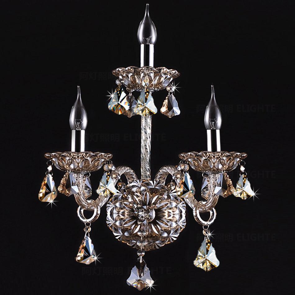 wall sconce lighting european-style wall lights mirror front lamp bedside lamp crystal lamp wall lamp bedroom