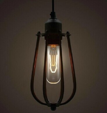 american loft vintage lamp personality balcony wrought iron pendant lights + 100cm wire edison pendant lamp