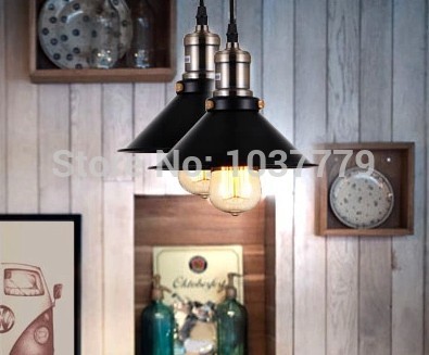 6pcs/lot wholes price of industrial vintage pendant lamps