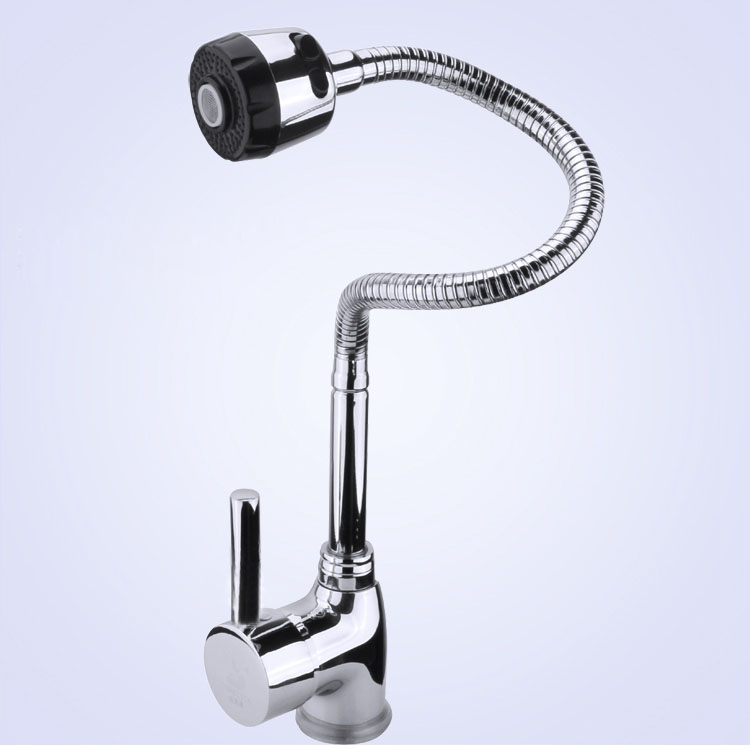 contemporary ceramic valve single hole brass kitchen mixer faucet