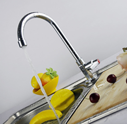 deck mounted cold water kitchen tap faucet