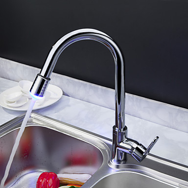solid brass pull out water kitchen sink faucet tap with color changing led light ,torneira para pia cozinha grifo cocina