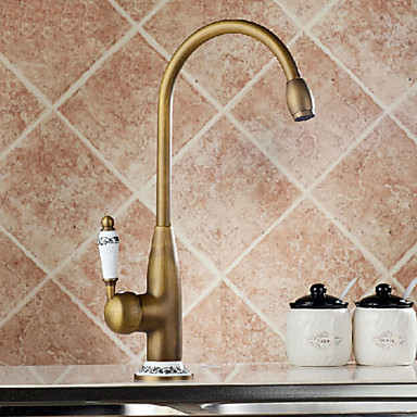 vintage style brass kitchen sink faucet water tap ,torneira parede pia de cozinha grifo cocina