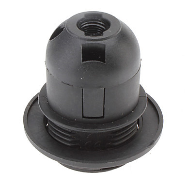 10pcs black screw thread lampholder e27 bulb base socket lamp holder