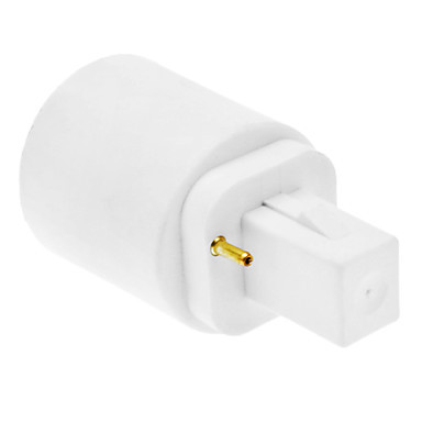 10pcs adapter g24 to e27 adapter converter led bulb holder socket