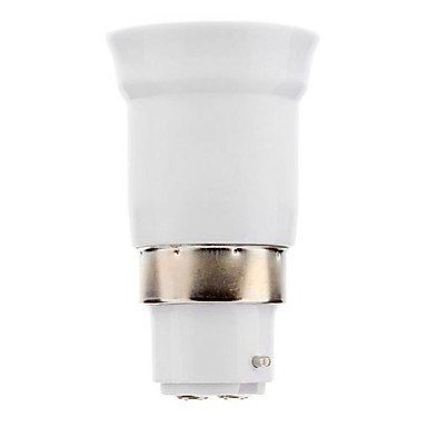 10pcs b22 to e27 adapter converter led bulb holder socket