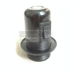 full screw with on off switch bakelite lamp holders e26/e27 110-220v pendant lamp sockets