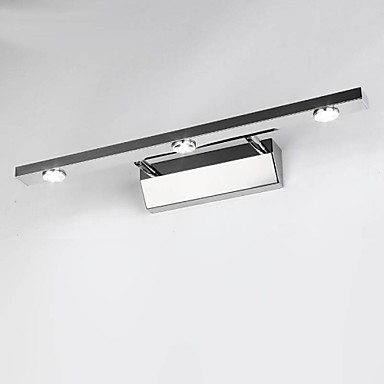 wall sconce, led bathroom mirror light with 3 lighting modern, artistic stainless stelle plating