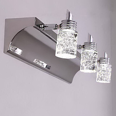 wall sconce,led bathroom mirror wall lamp light, modern metal electroplating
