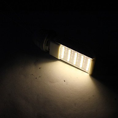 10pcs/lot g24 led g24 5w 25*5050smd ac110-240v white/warm white light led corn bulb