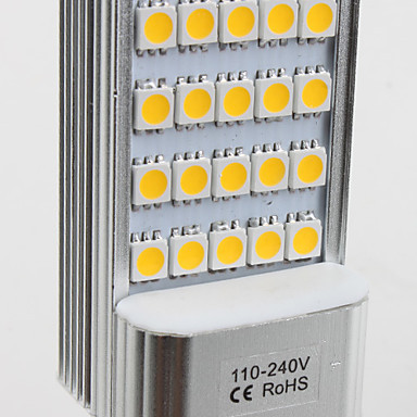 10pcs/lot g24 led g24 7w 35*5050smd ac110-240v white/warm white light led corn bulb