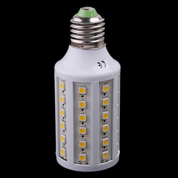 10pcs/lots e27 led corn bulb 12w ac85-265v 1080lm 60*smd5050 warm white/white lamp