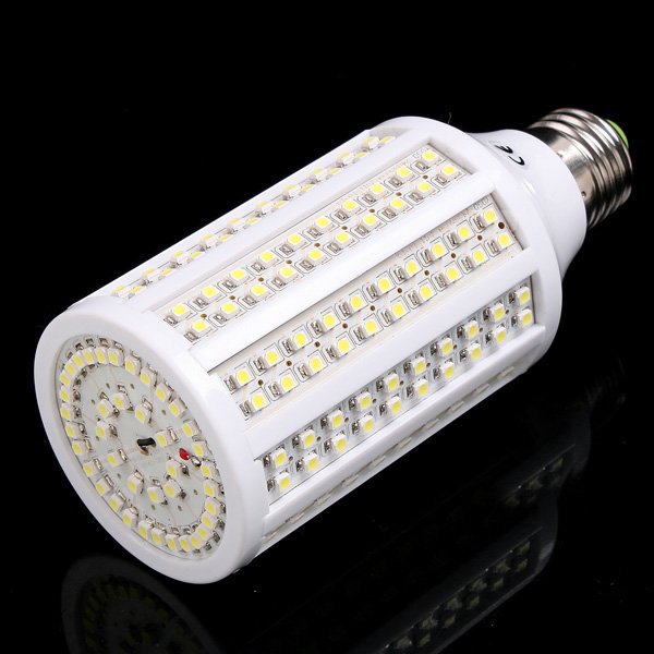 1pcs/lots e27 led corn bulb 12w ac85-265v 1000lm 240*smd3528 warm white/white lamp