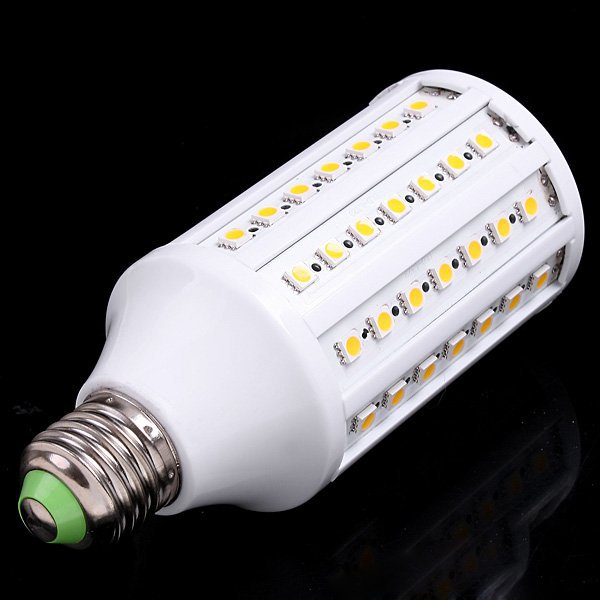 1pcs/lots e27 led corn bulb 13w ac85-265v 1550lm 86*smd5050 warm white/white lamps