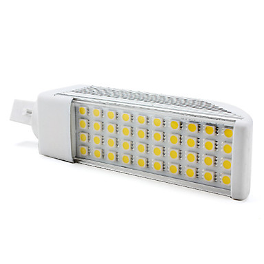 2pcs/lot g24 led g24 8w 40*5050smd ac110-240v white/warm white light led corn bulb