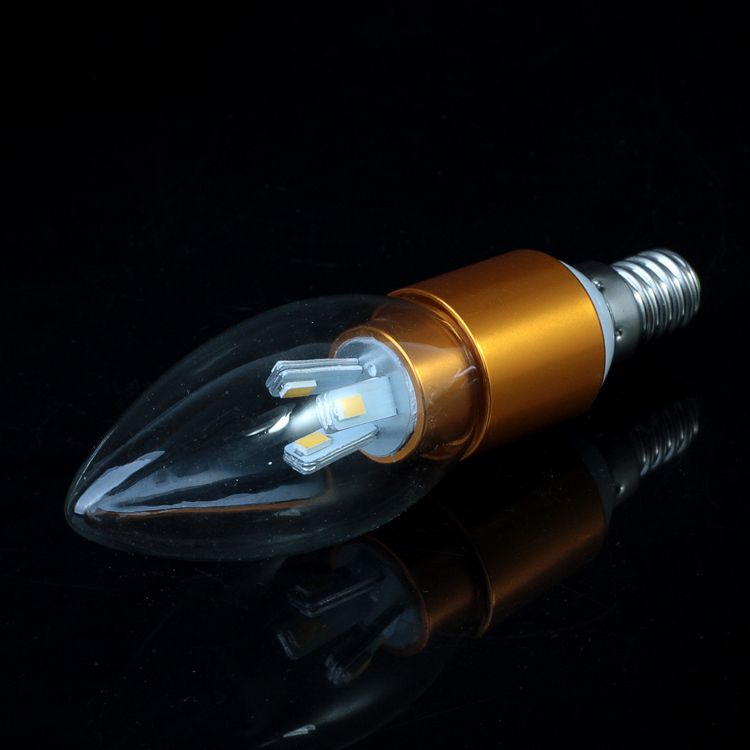 30pcs/lot e14 led candle light 6*smd5630 ac85-265v 3w 300lm warm white/whire led lamp bulb e14 for home