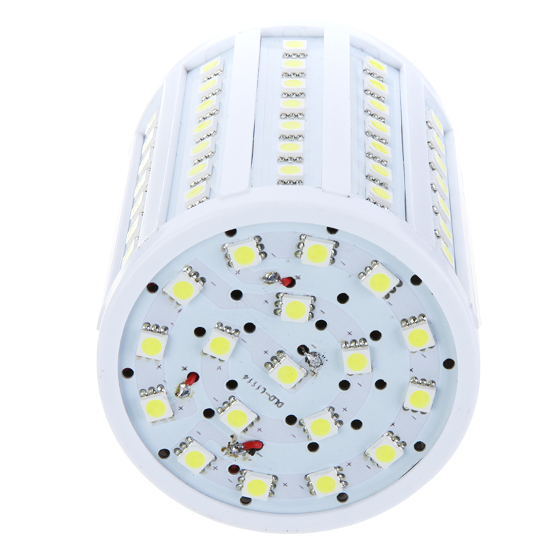 5pcs/lots b22 led corn bulb 15w ac85-265v 1800lm 102*smd5050 warm white/white lamps