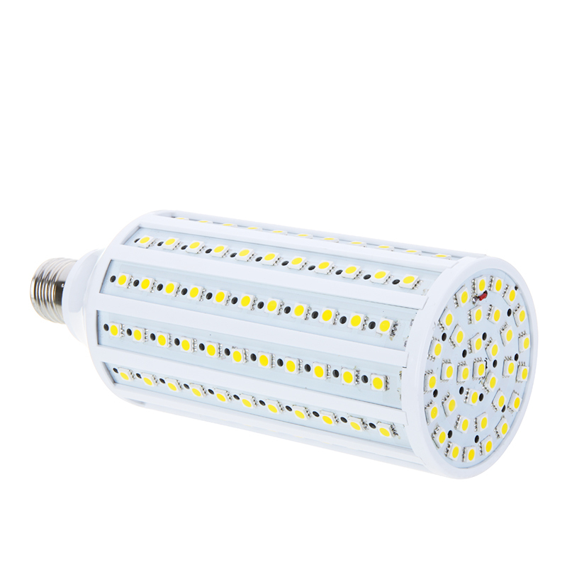 5pcs/lots e27 led corn bulb 24w ac85-265v 2000lm 165*smd5050 warm white/white lamp