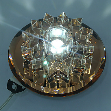 flush mount modern led ceiling lights lamp with 1 light lustre de cristal
