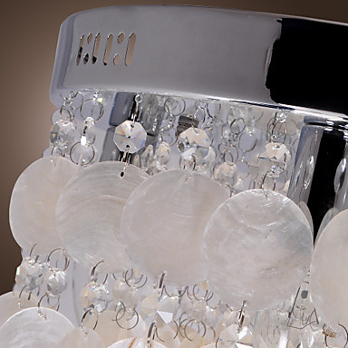 lustres de sala, modern led crystal ceiling light lamp with 4 lights for living room bedroom lighting