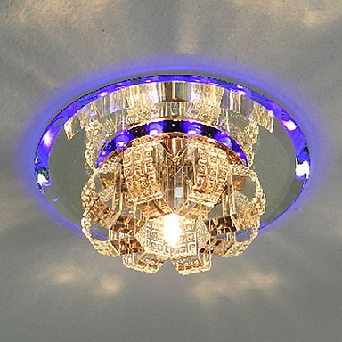 modern led crystal ceiling lights lamp lustre de sala home lighting flush mount