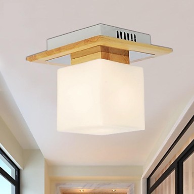 oak and glass led modern ceiling light for living room lamp fixtures, lustres de sala teto