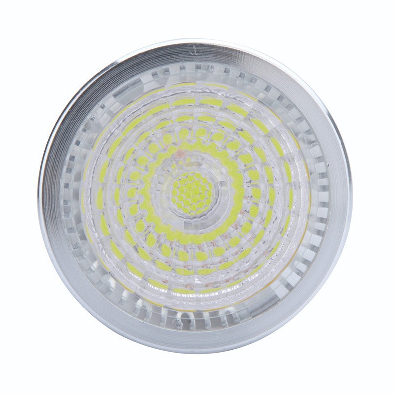 10pcs/lot cob led spotlight gu10 85-265v 7w 6300lm warm white/whire led spot light