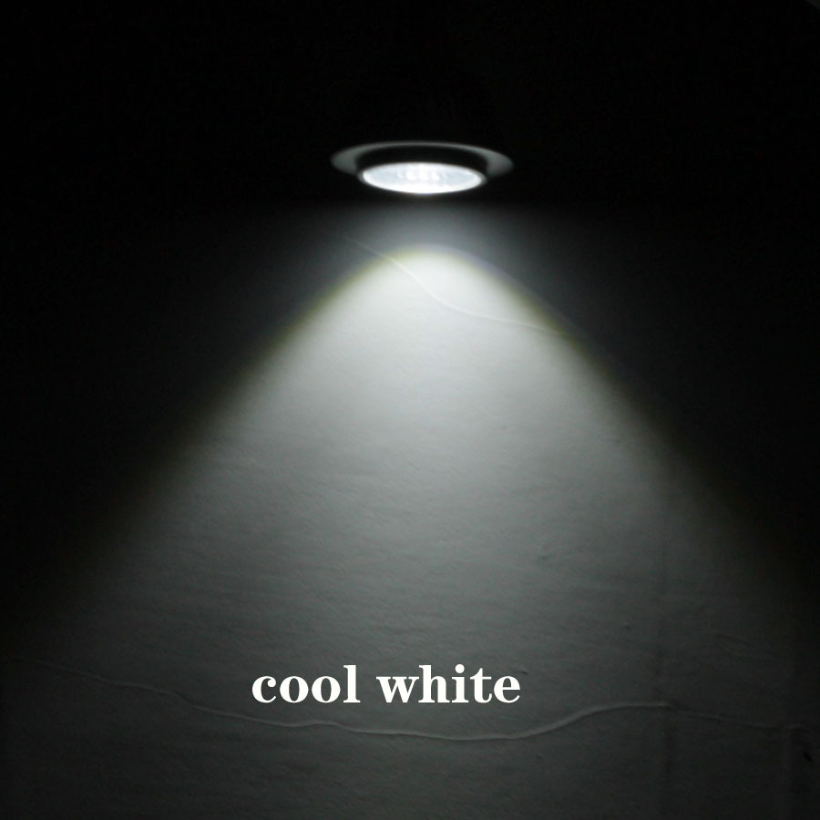 10pcs/lot led spotlight gu10 cob 85-265v 7w 6300lm warm white/whire led bulb spot light