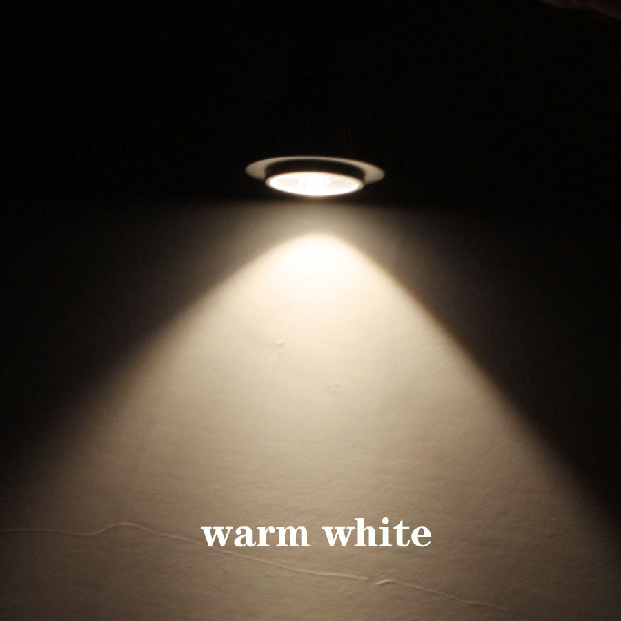 10pcs/lot led spotlight gu10 cob 85-265v 7w 6300lm warm white/whire led bulb spot light