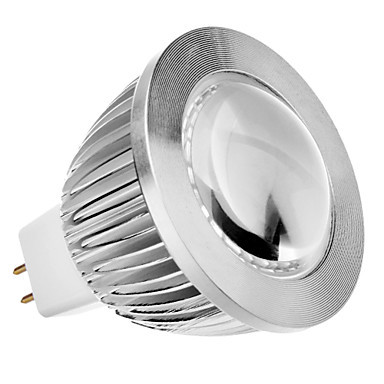 20pcs/lot led cob spotlight mr16 12v 3w 270lm warm white/whire led bulb spot light
