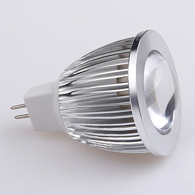 5pcs/lot led cob spotlight mr16 12v 5w 450lm warm white/whire led bulb spot light